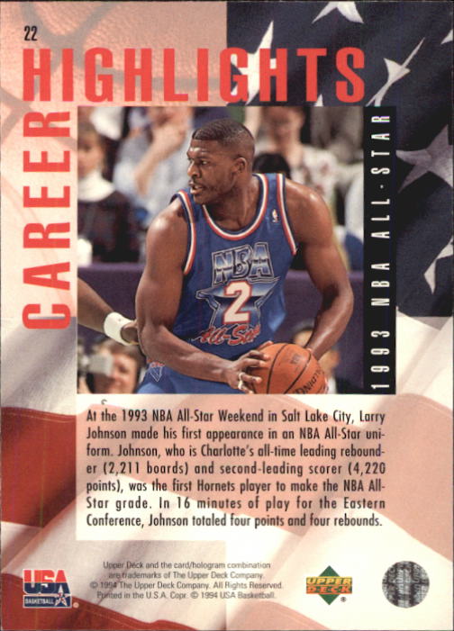 1994 USA (Upper Deck) Basketball - Picture 17 of 105