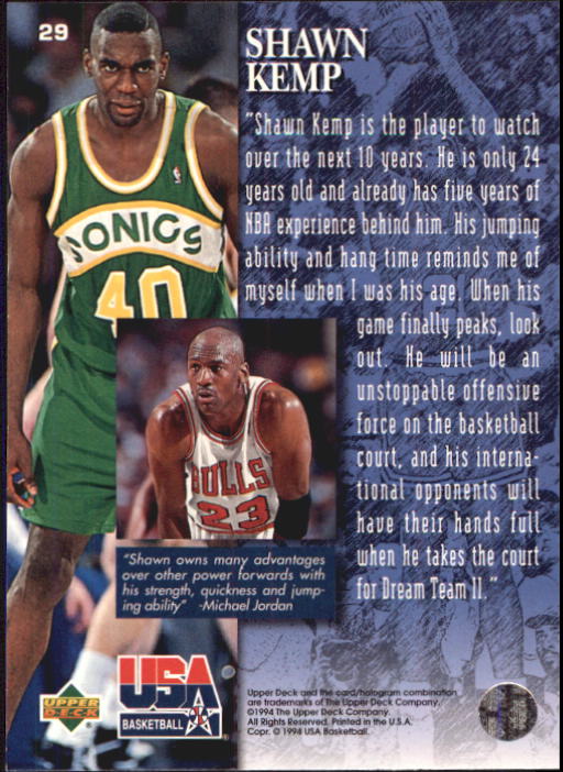 1994 USA (Upper Deck) Basketball - Picture 29 of 105