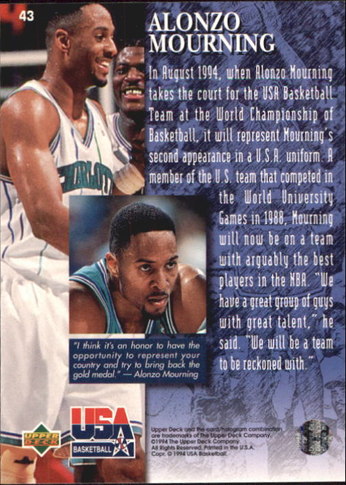 1994 USA (Upper Deck) Basketball - Picture 41 of 105