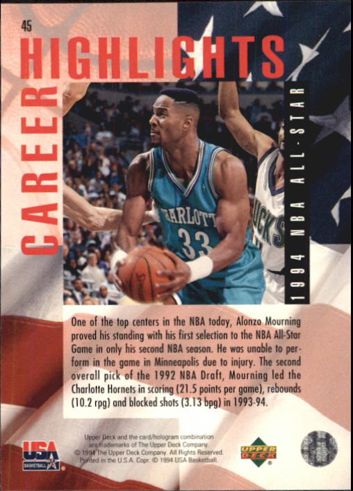 1994 USA (Upper Deck) Basketball - Picture 45 of 105