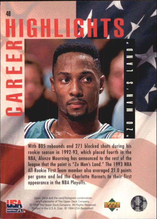 1994 USA (Upper Deck) Basketball - Picture 47 of 105