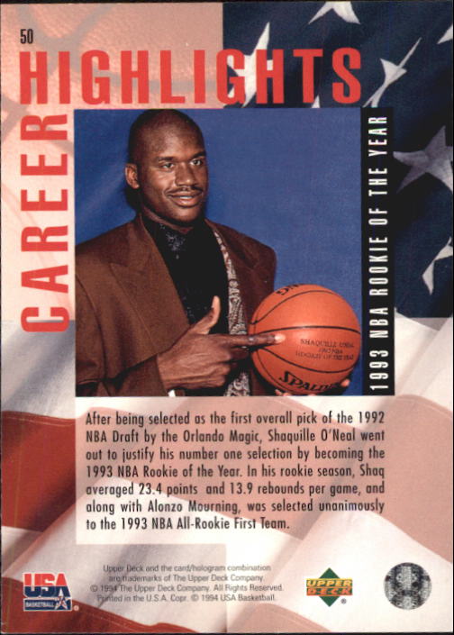 1994 USA (Upper Deck) Basketball - Picture 55 of 105