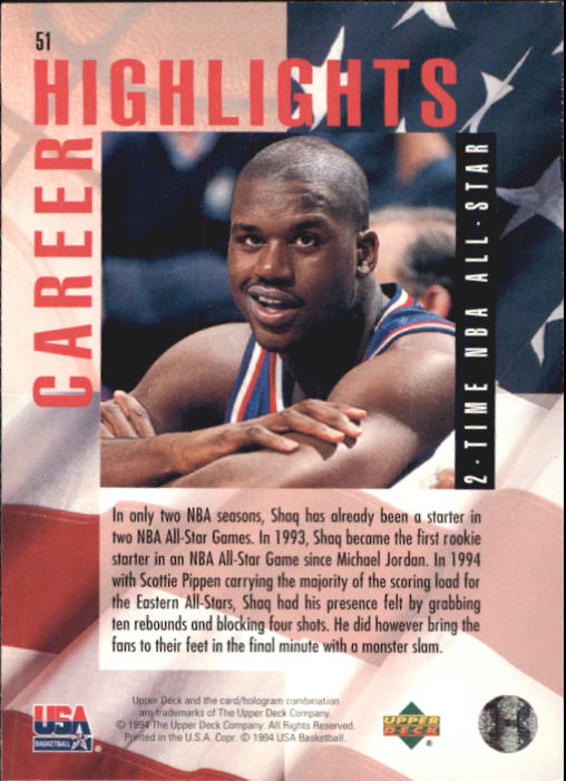 1994 USA (Upper Deck) Basketball - Picture 57 of 105