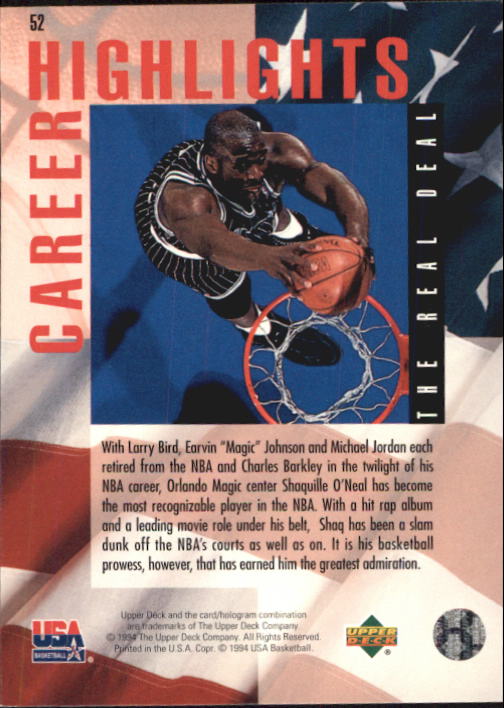 1994 USA (Upper Deck) Basketball - Picture 59 of 105