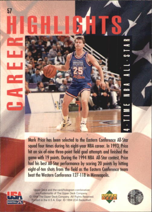 1994 USA (Upper Deck) Basketball - Picture 65 of 105