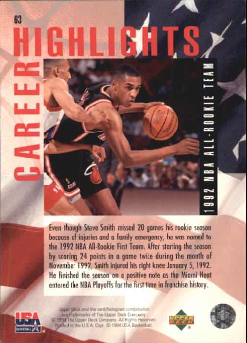 1994 USA (Upper Deck) Basketball - Picture 67 of 105