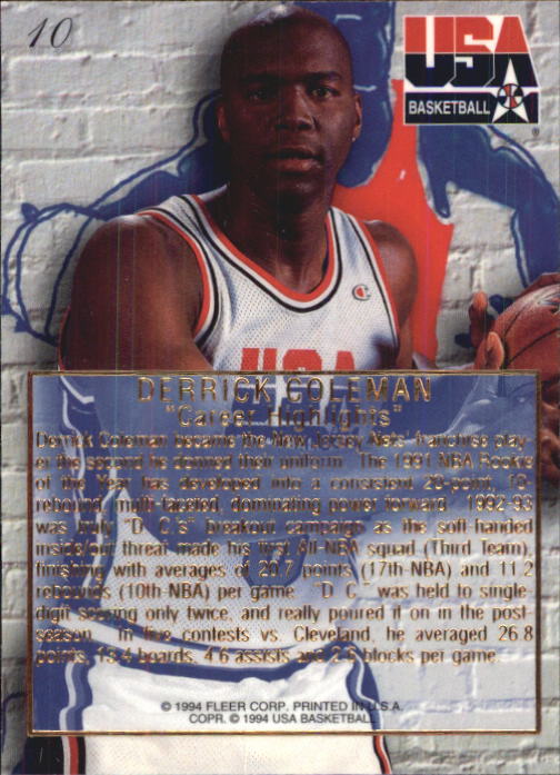 1994 Flair USA (Fleer) Basketball - Picture 11 of 155