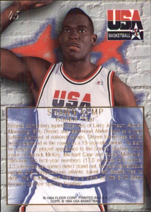 1994 Flair USA (Fleer) Basketball - Picture 51 of 155