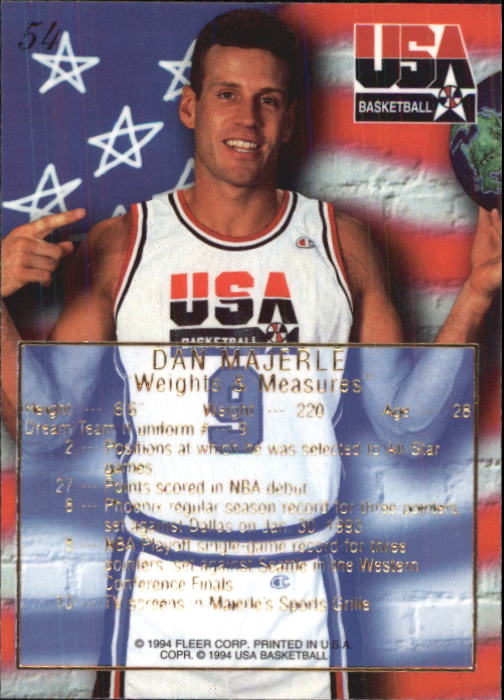 1994 Flair USA (Fleer) Basketball - Picture 69 of 155