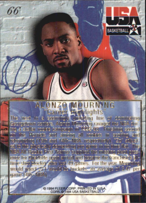 1994 Flair USA (Fleer) Basketball - Picture 89 of 155