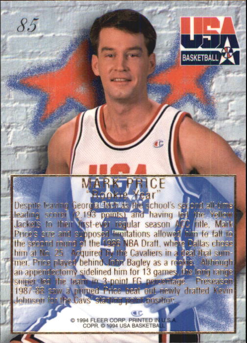 1994 Flair USA (Fleer) Basketball - Picture 117 of 155