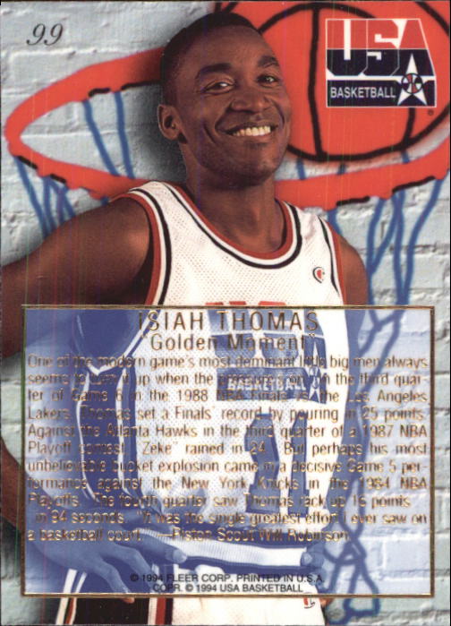 1994 Flair USA (Fleer) Basketball - Picture 127 of 155