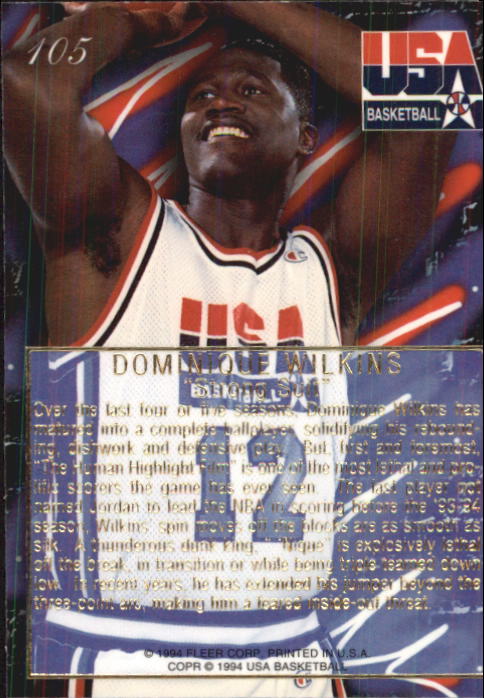 1994 Flair USA (Fleer) Basketball - Picture 137 of 155