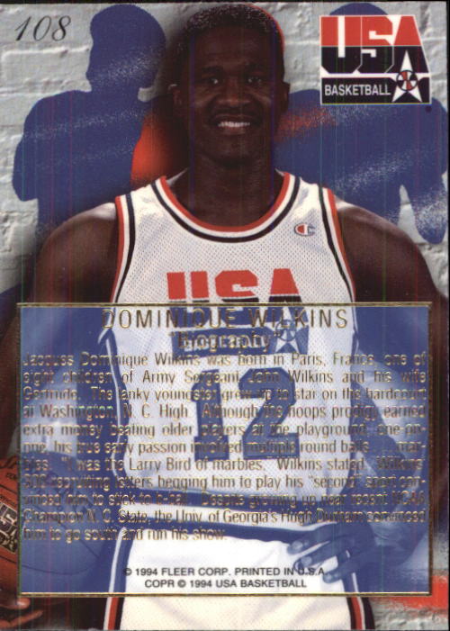 1994 Flair USA (Fleer) Basketball - Picture 143 of 155