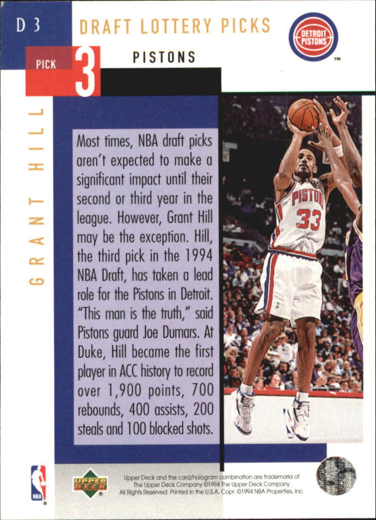 1994/1995 Upper Deck Basketball Part 2 Insert Cards - Picture 5 of 31