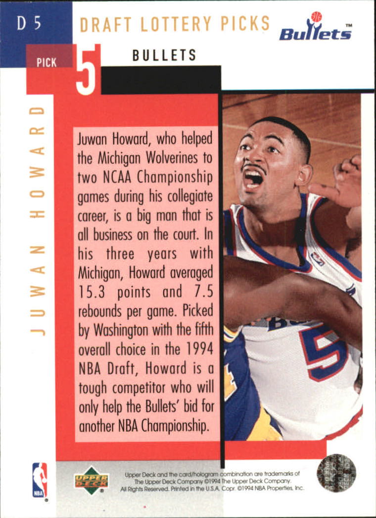 1994/1995 Upper Deck Basketball Part 2 Insert Cards - Picture 7 of 31
