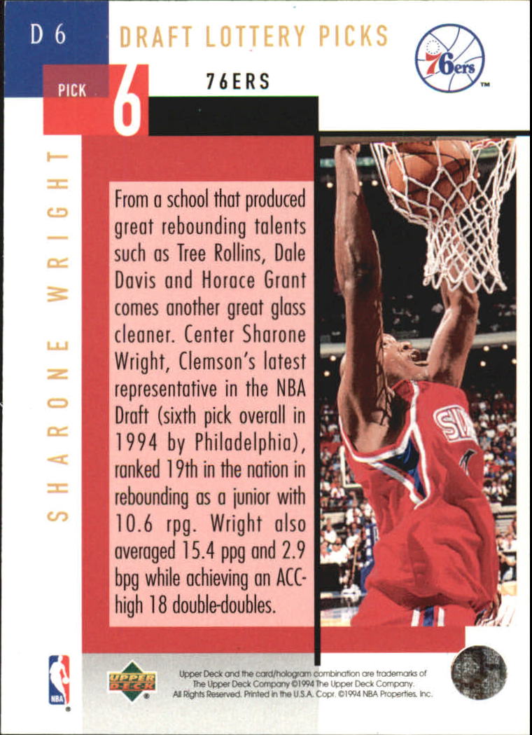 1994/1995 Upper Deck Basketball Part 2 Insert Cards - Picture 9 of 31