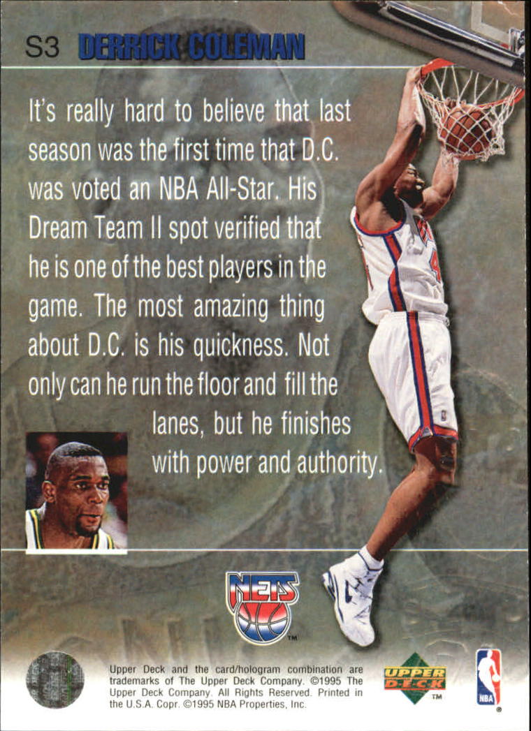 1994/1995 Upper Deck Basketball Part 2 Insert Cards - Picture 27 of 31