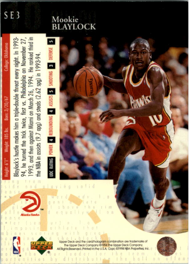 1994/1995 Upper Deck Basketball Part 3 Special Edition and Gold Cards - Picture 5 of 216