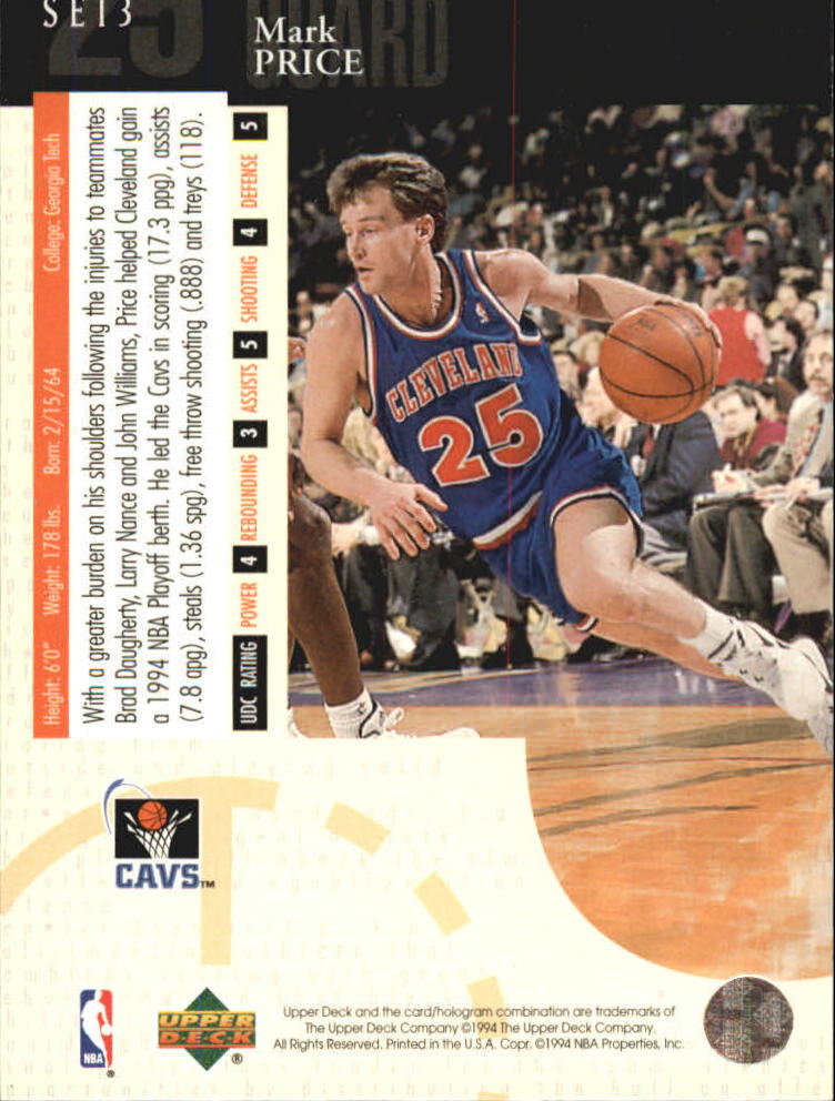 1994/1995 Upper Deck Basketball Part 3 Special Edition and Gold Cards - Picture 23 of 216