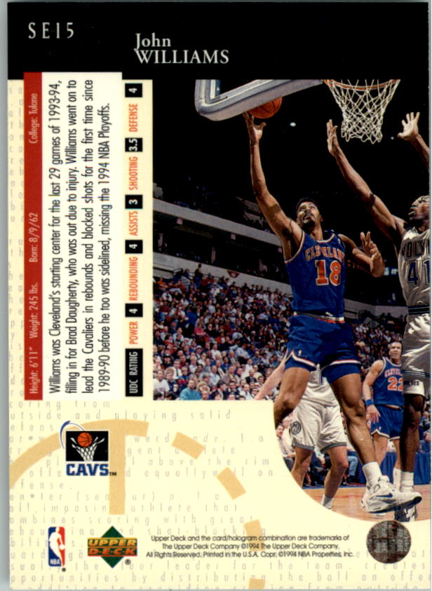 1994/1995 Upper Deck Basketball Part 3 Special Edition and Gold Cards - Picture 27 of 216