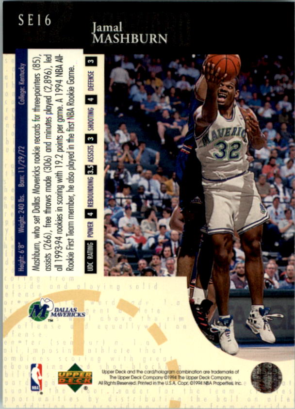 1994/1995 Upper Deck Basketball Part 3 Special Edition and Gold Cards - Picture 29 of 216