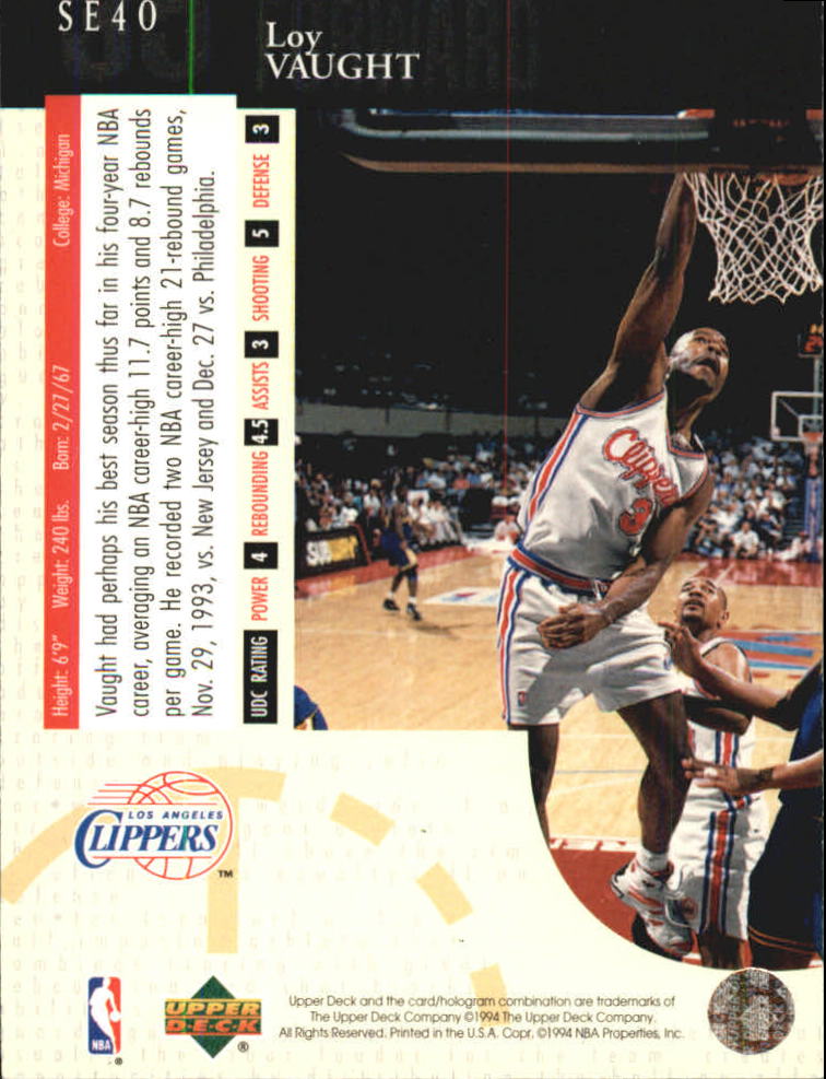 1994/1995 Upper Deck Basketball Part 3 Special Edition and Gold Cards - Picture 69 of 216