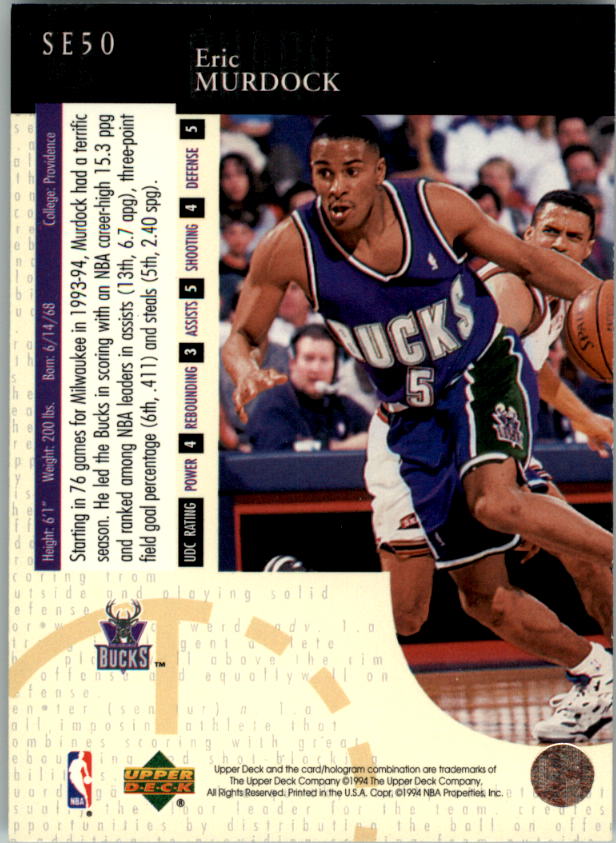 1994/1995 Upper Deck Basketball Part 3 Special Edition and Gold Cards - Picture 83 of 216