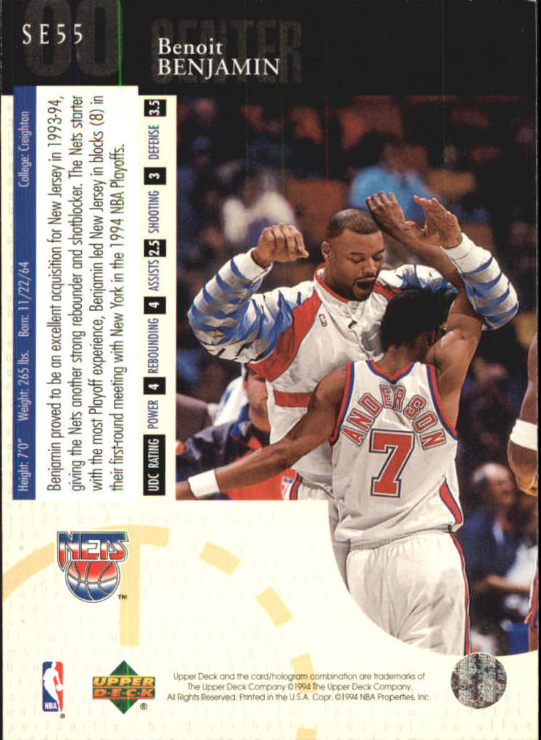 1994/1995 Upper Deck Basketball Part 3 Special Edition and Gold Cards - Picture 93 of 216