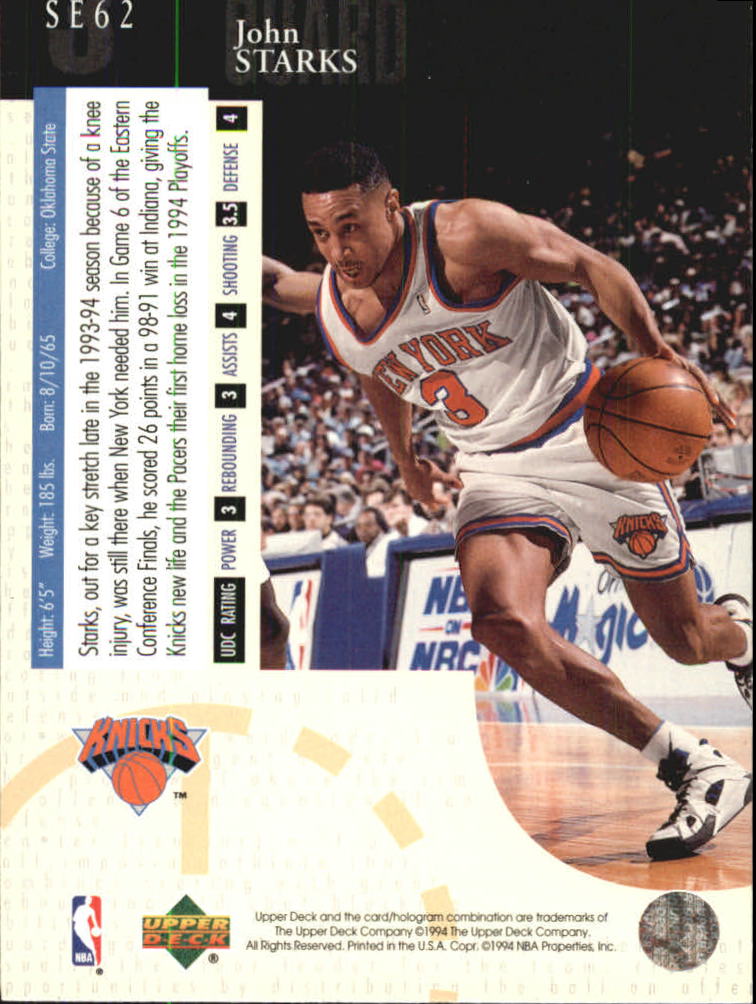 1994/1995 Upper Deck Basketball Part 3 Special Edition and Gold Cards - Picture 99 of 216