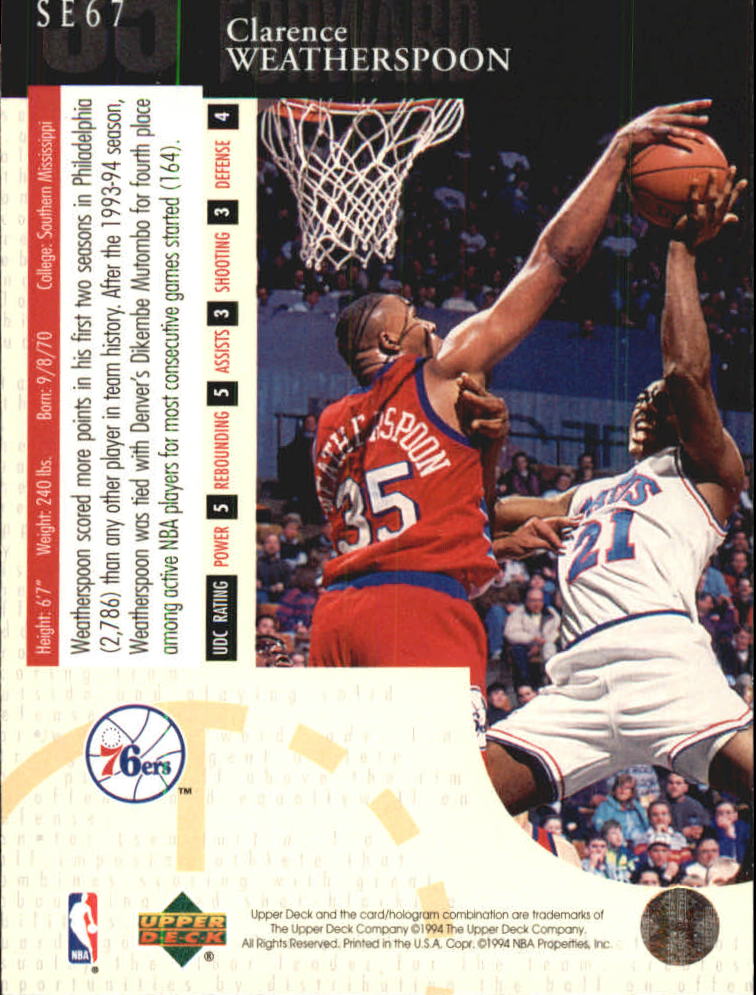 1994/1995 Upper Deck Basketball Part 3 Special Edition and Gold Cards - Picture 105 of 216
