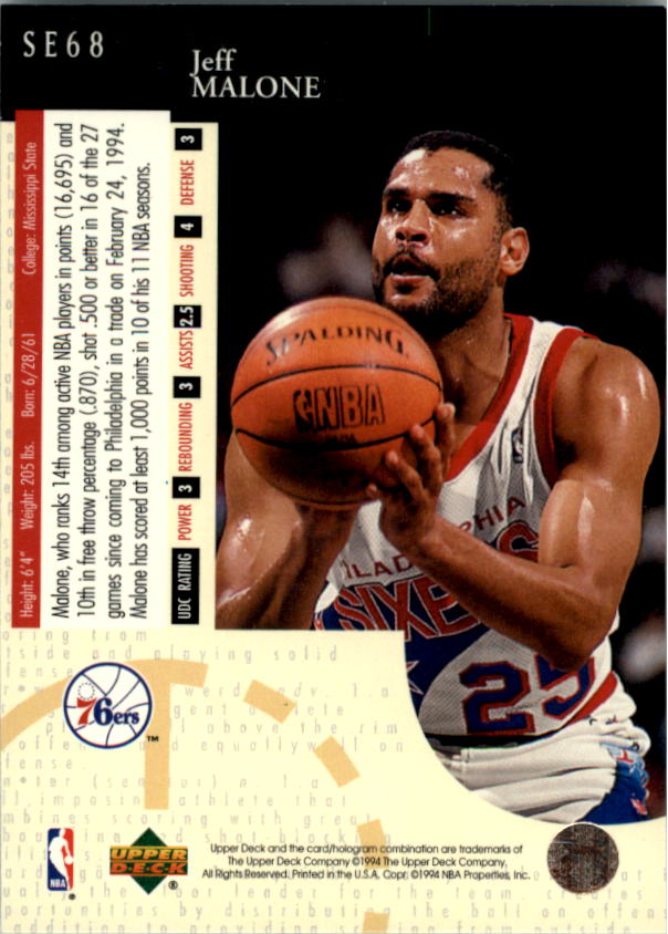 1994/1995 Upper Deck Basketball Part 3 Special Edition and Gold Cards - Picture 107 of 216