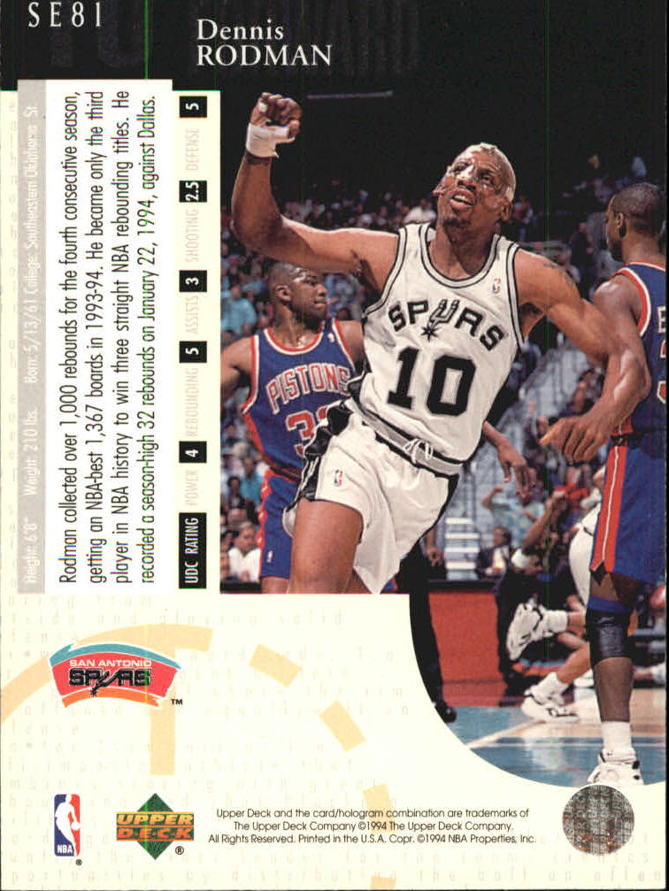1994/1995 Upper Deck Basketball Part 3 Special Edition and Gold Cards - Picture 129 of 216
