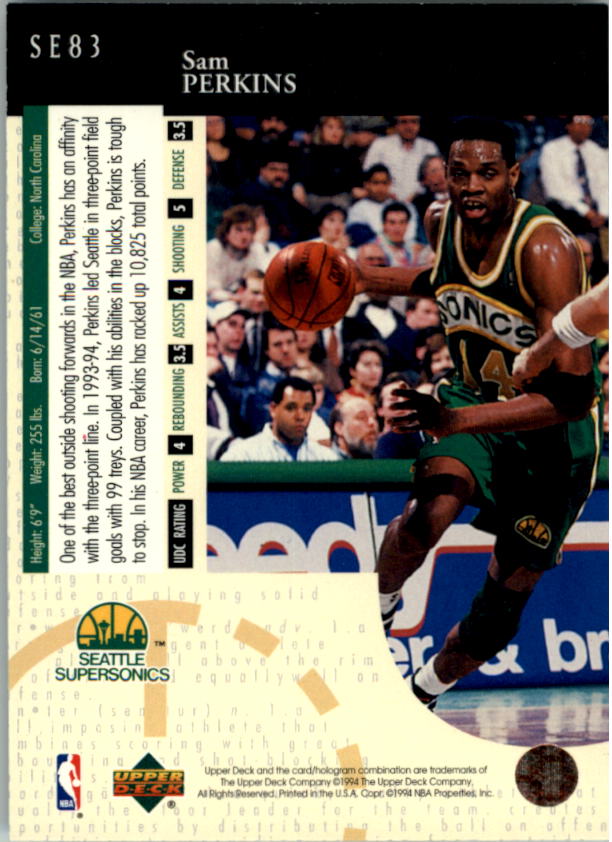 1994/1995 Upper Deck Basketball Part 3 Special Edition and Gold Cards - Picture 133 of 216