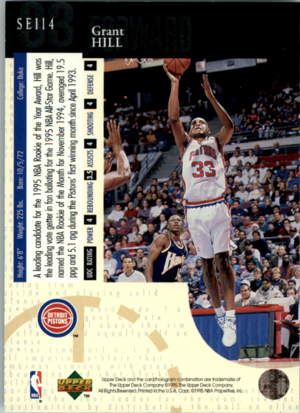 1994/1995 Upper Deck Basketball Part 3 Special Edition and Gold Cards - Picture 161 of 216