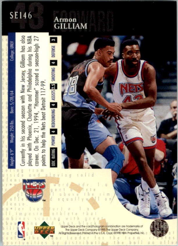 1994/1995 Upper Deck Basketball Part 3 Special Edition and Gold Cards - Picture 180 of 216