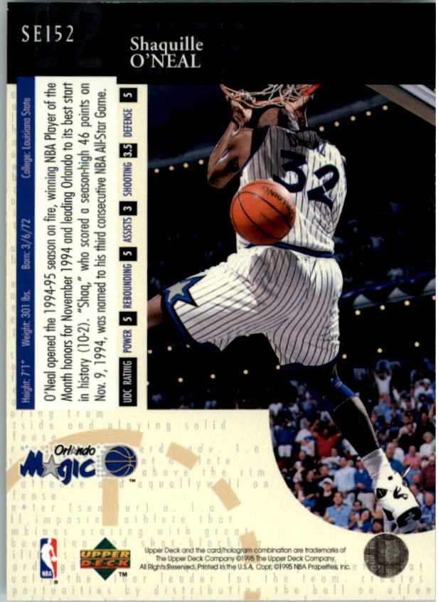 1994/1995 Upper Deck Basketball Part 3 Special Edition and Gold Cards - Picture 182 of 216