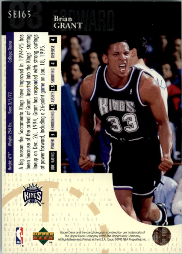 1994/1995 Upper Deck Basketball Part 3 Special Edition and Gold Cards - Picture 192 of 216