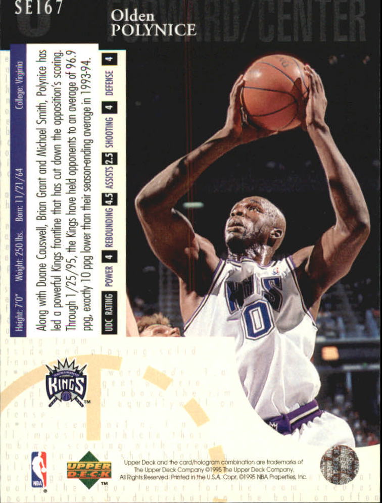 1994/1995 Upper Deck Basketball Part 3 Special Edition and Gold Cards - Picture 194 of 216