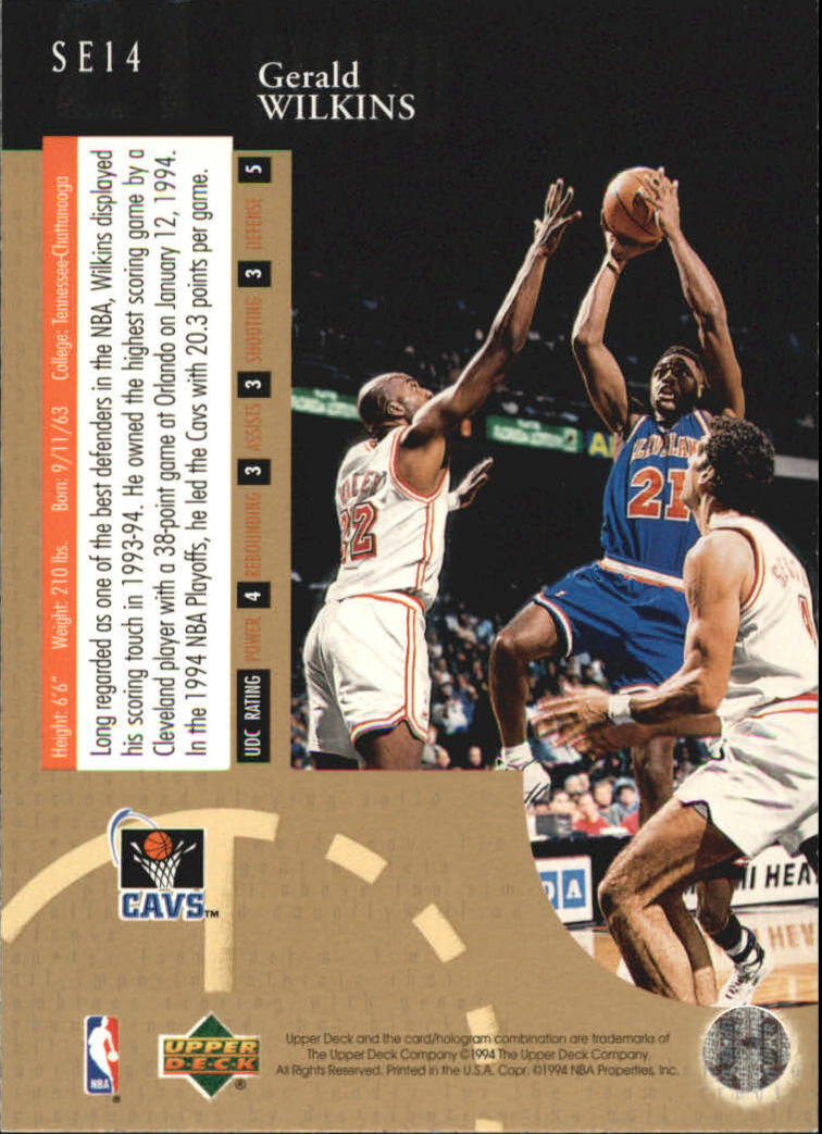 1994/1995 Upper Deck Basketball Part 3 Special Edition and Gold Cards - Picture 204 of 216