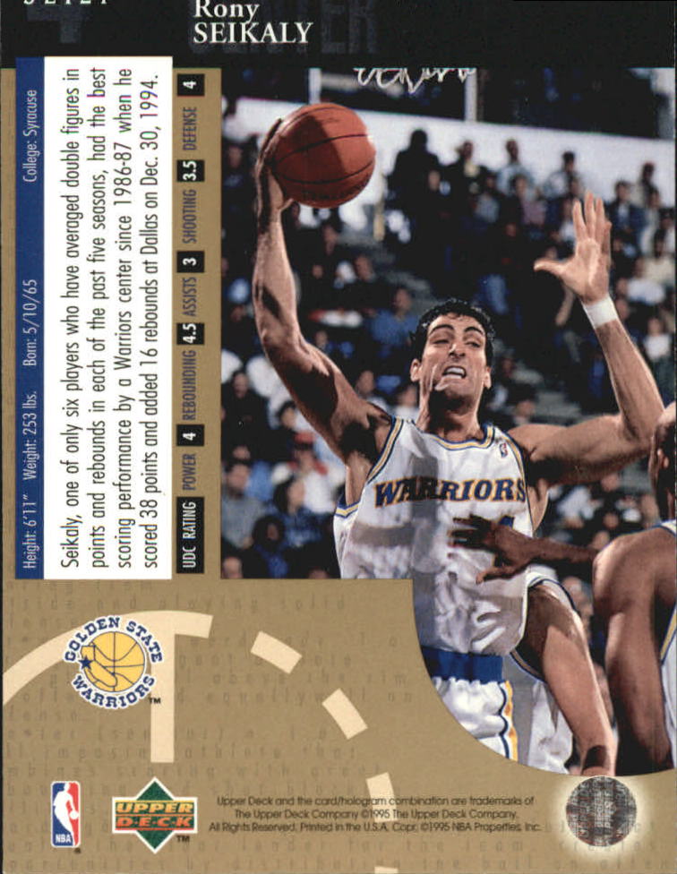 1994/1995 Upper Deck Basketball Part 3 Special Edition and Gold Cards - Picture 216 of 216