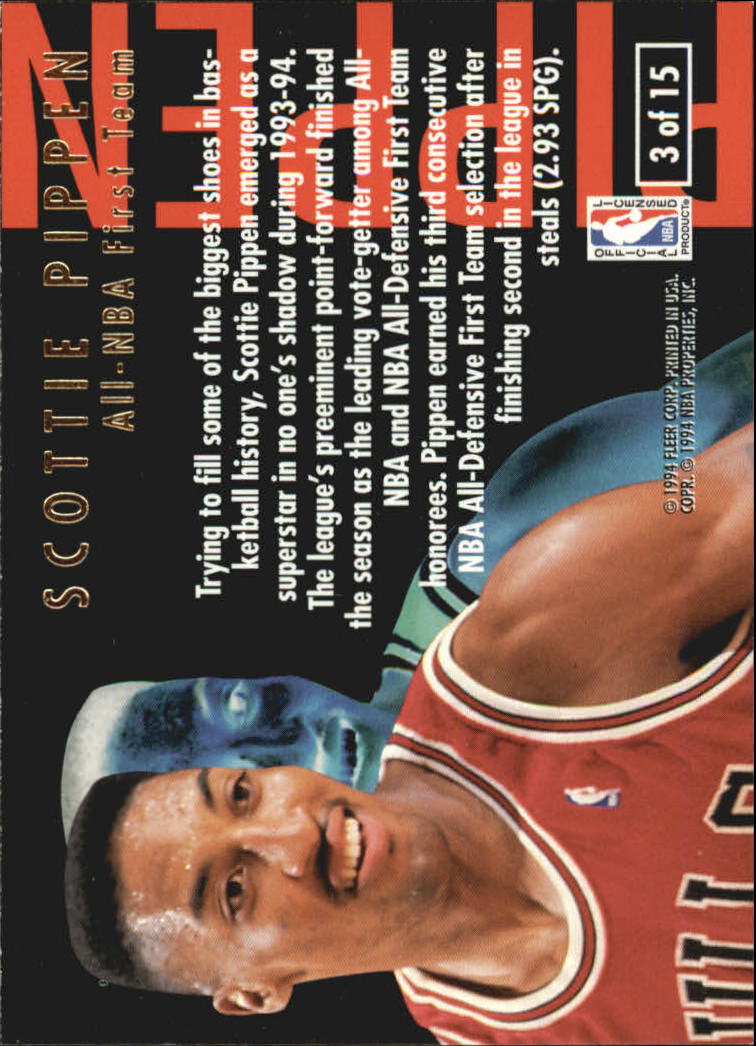 1994/1995 Ultra (Fleer) Basketball Part 3 Insert Cards - Picture 7 of 150