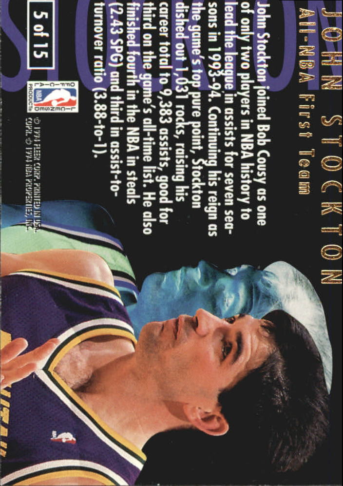 1994/1995 Ultra (Fleer) Basketball Part 3 Insert Cards - Picture 11 of 150