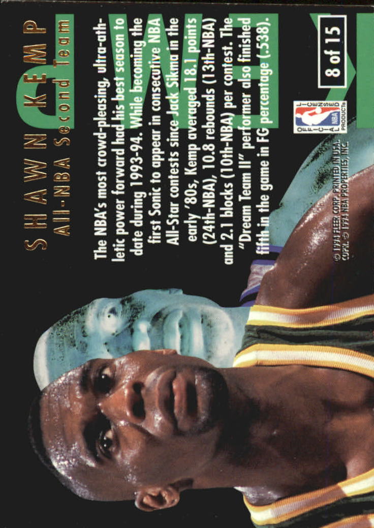1994/1995 Ultra (Fleer) Basketball Part 3 Insert Cards - Picture 15 of 150