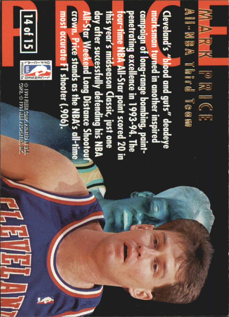 1994/1995 Ultra (Fleer) Basketball Part 3 Insert Cards - Picture 21 of 150