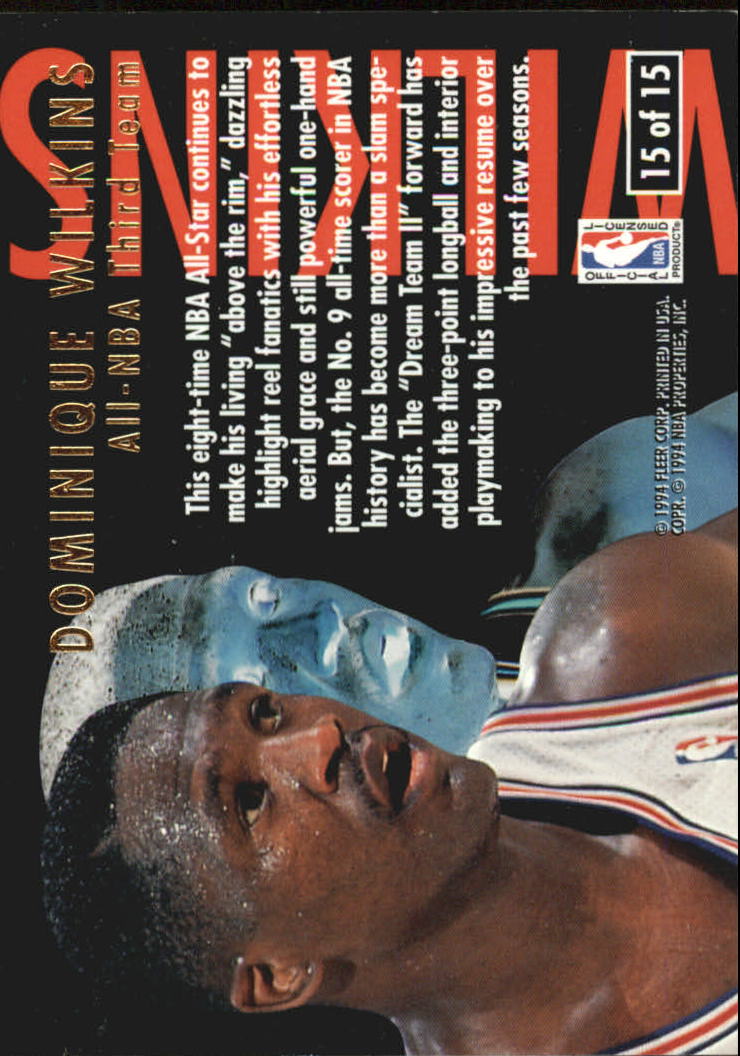 1994/1995 Ultra (Fleer) Basketball Part 3 Insert Cards - Picture 23 of 150