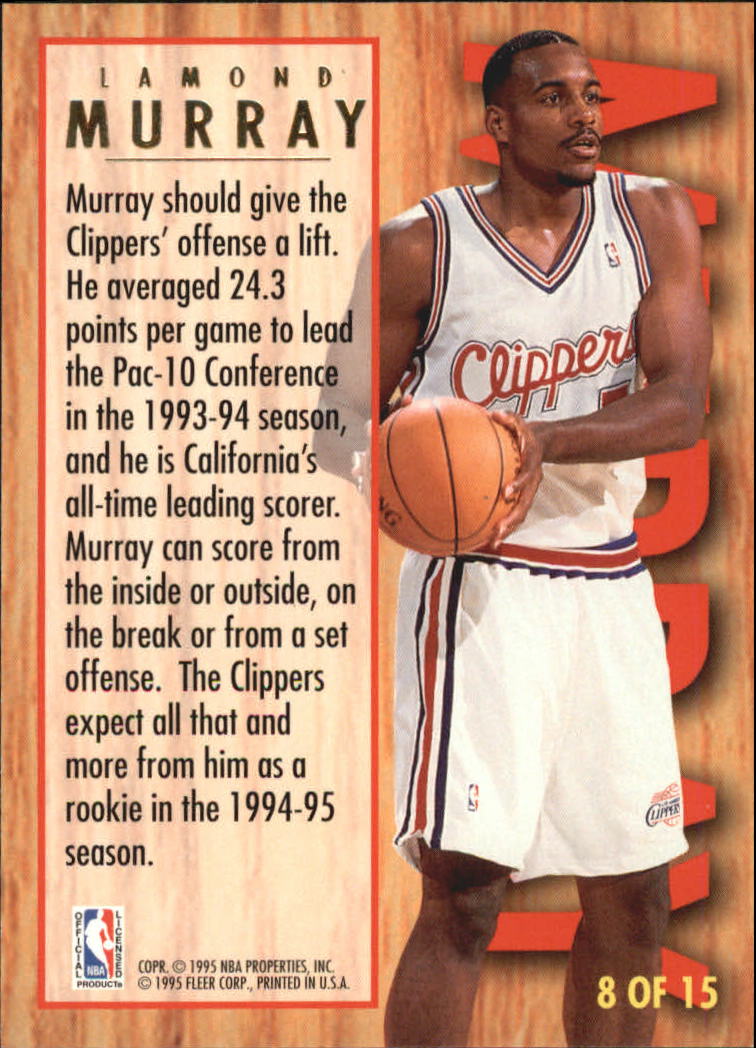 1994/1995 Ultra (Fleer) Basketball Part 3 Insert Cards - Picture 35 of 150