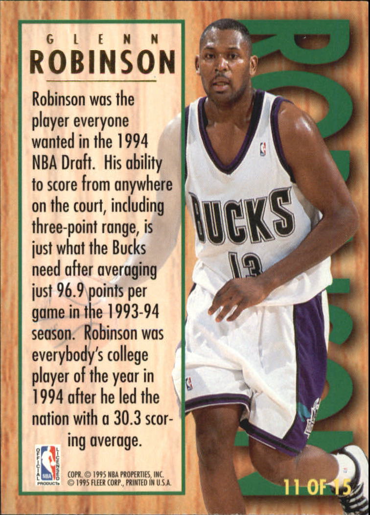 1994/1995 Ultra (Fleer) Basketball Part 3 Insert Cards - Picture 37 of 150