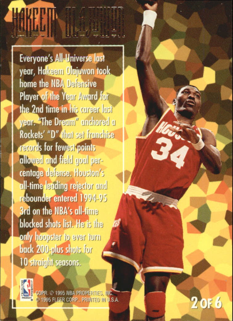 1994/1995 Ultra (Fleer) Basketball Part 3 Insert Cards - Picture 55 of 150