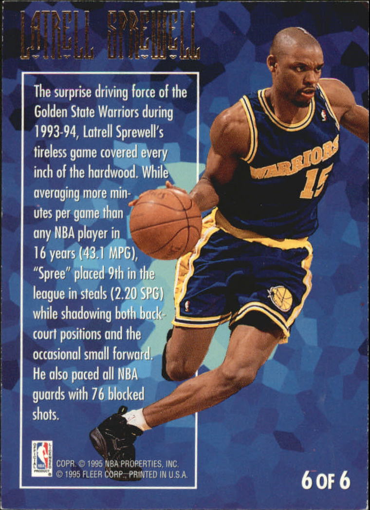 1994/1995 Ultra (Fleer) Basketball Part 3 Insert Cards - Picture 63 of 150